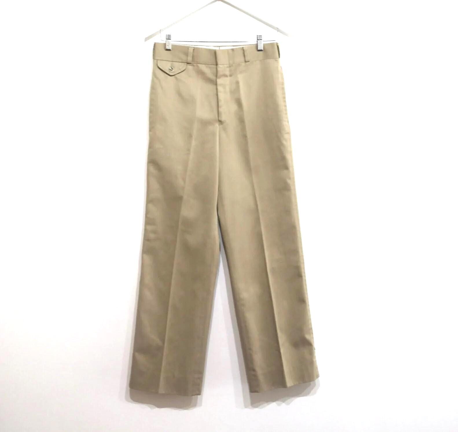 Vintage Wide Leg Chinos - Etsy