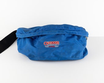 vintage BLUE Outdoor Products REI style Outdoor products summer FANNY pack market change bag -- great condition