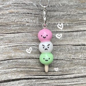 Cute Dango Charm | Handmade Polymer Clay