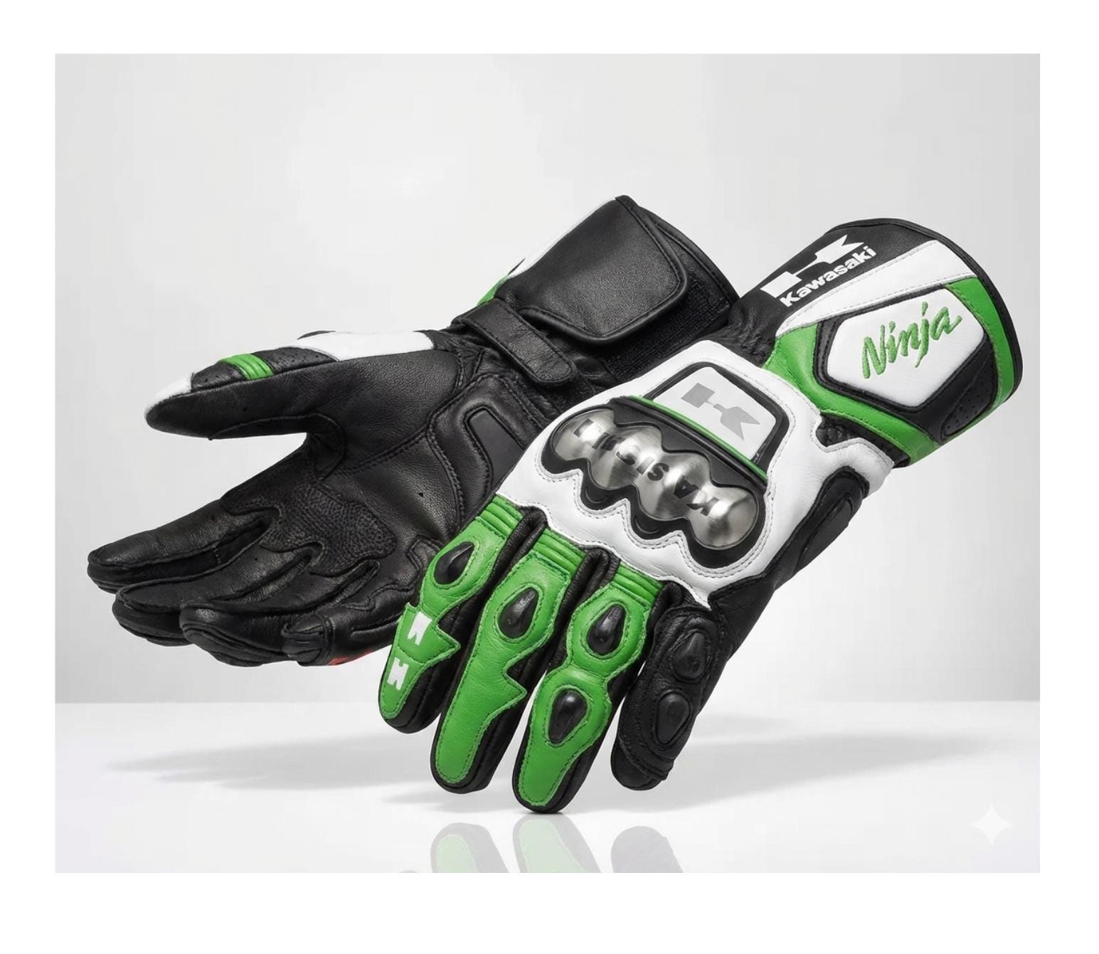 Kawasaki Green Gloves - Etsy