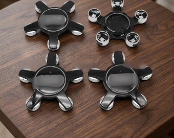 135MM Car Wheel Center Caps: ABS Aluminum Hub Covers (Set of 4)
