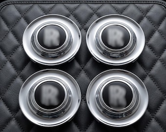 Luxury Chrome Wheel Center Caps (Set of 4) – ABS Auto Styling Emblem
