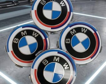 Sport Edition Wheel Center Caps 68mm, ABS Plastic Hub Covers (4pcs Set)