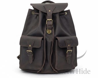 Handmade Genuine Leather Backpack Durable & Stylish Bag