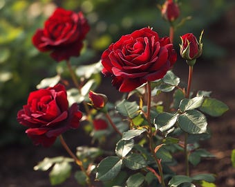 Deep Red Roses Flower Seeds - 20 Seeds - Code 826 - Etsy Canada