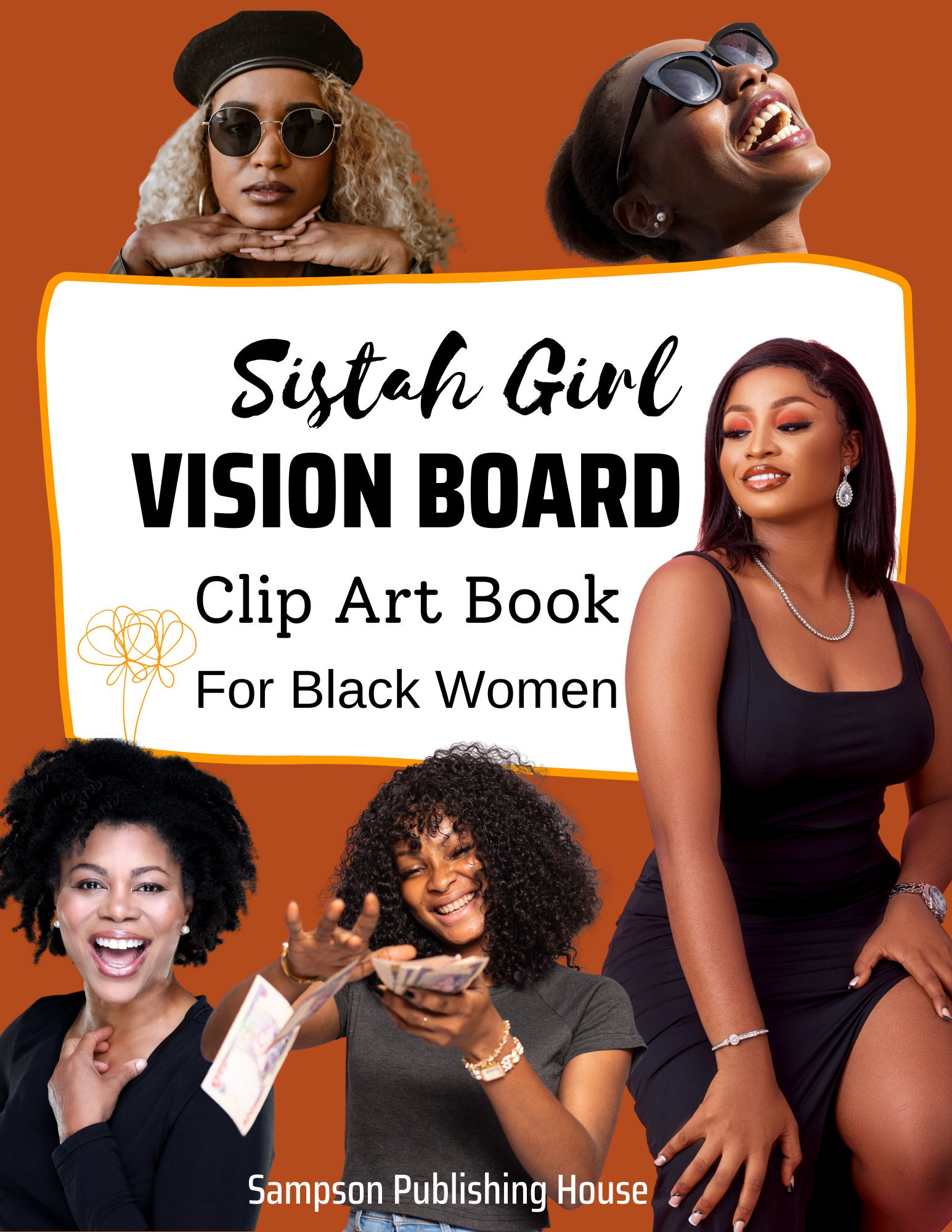 Vision Board Quotes, Affirmations Clip Art Book For Black Women: Quote,  Affirmation, Motivation & Manifestation Clip Art For Black Women, Picture  Book
