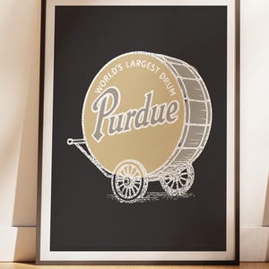 Purdue Marching Band trumtryck