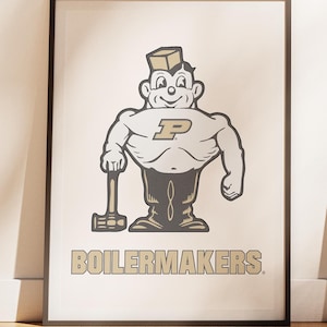 Purdue Boilermaker-tryck