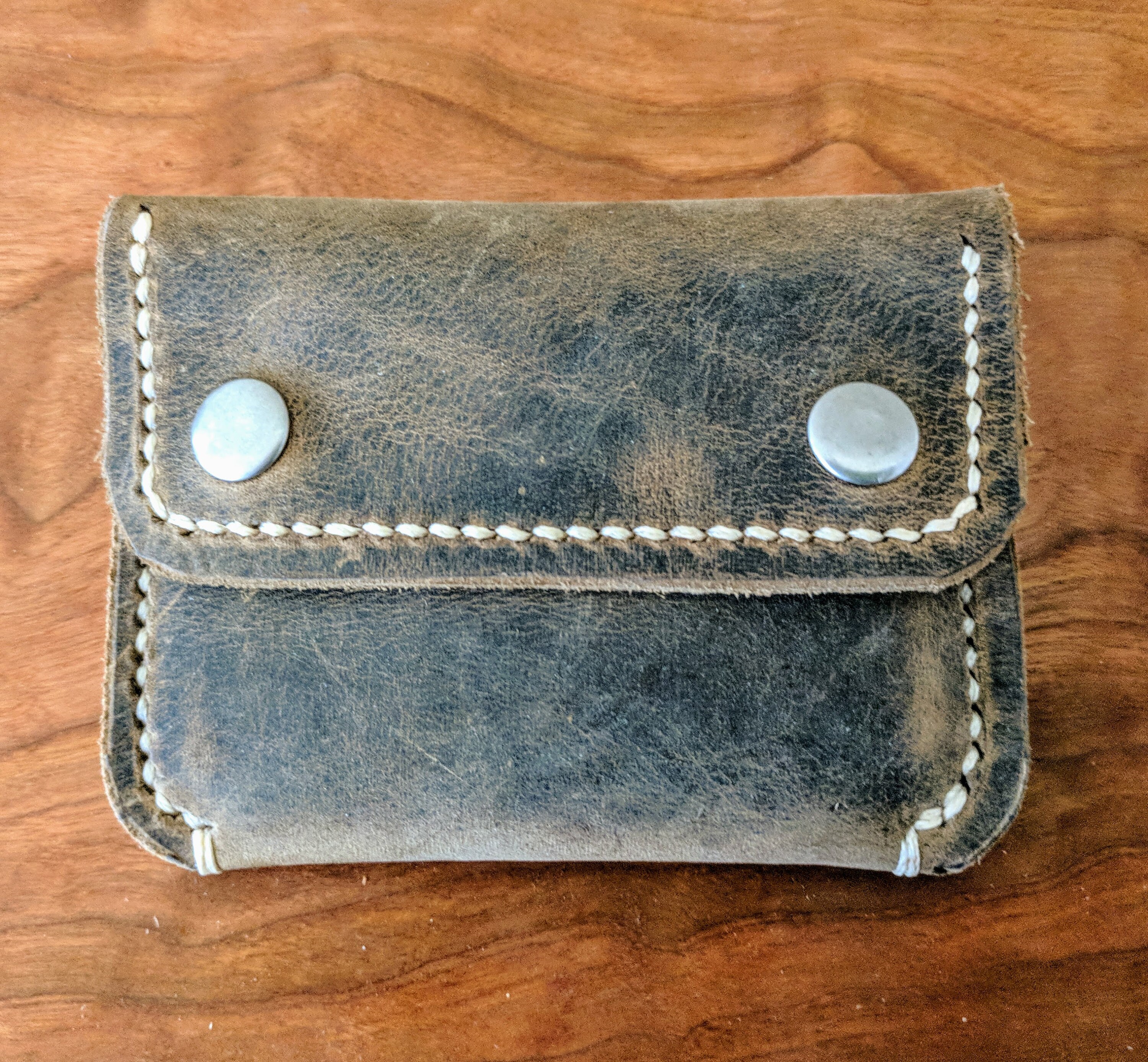 Leather Snap Wallet