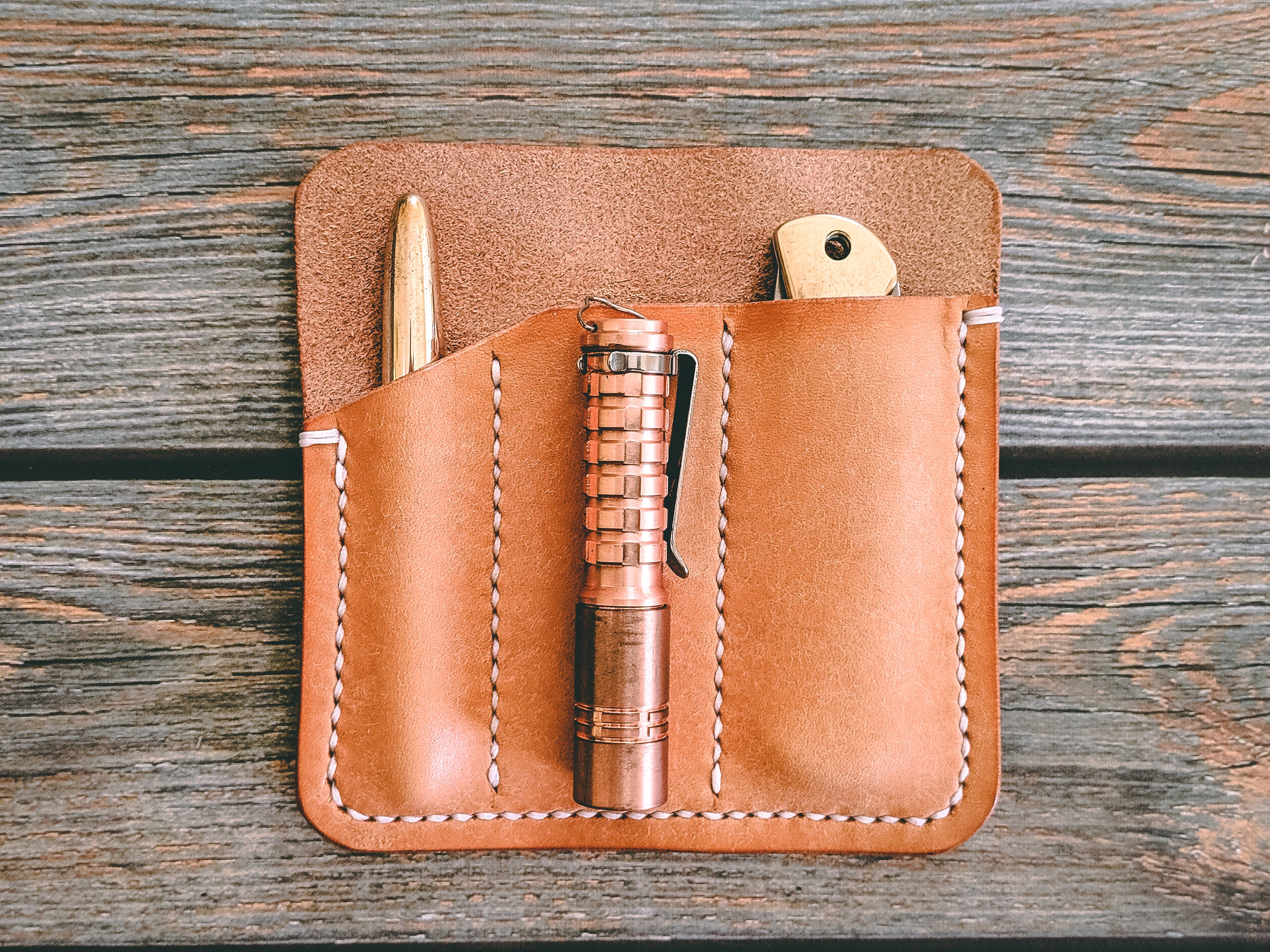 Italian Leather EDC Pocket Organizer