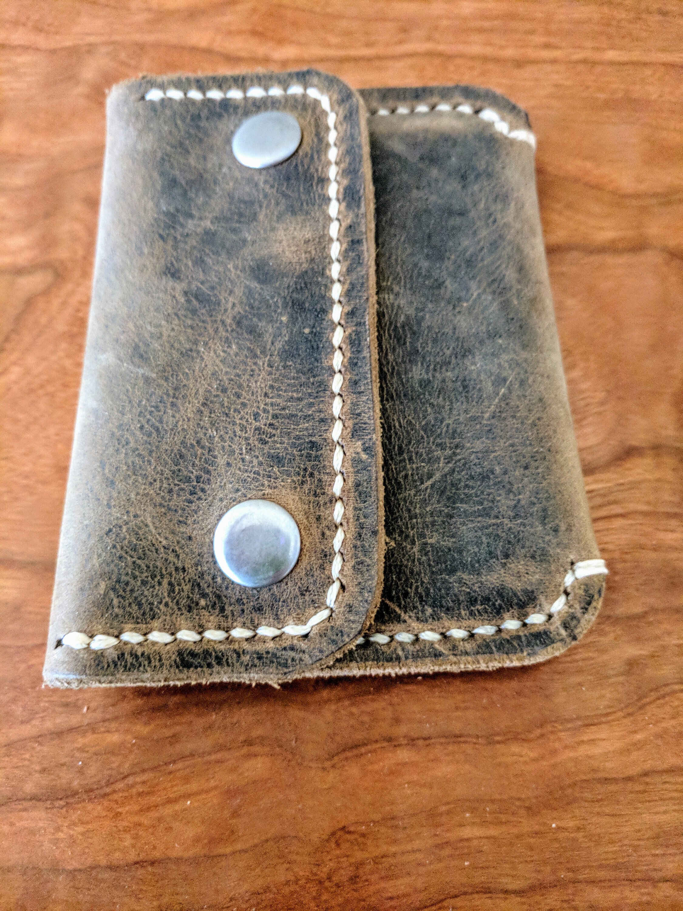 Leather Snap Wallet