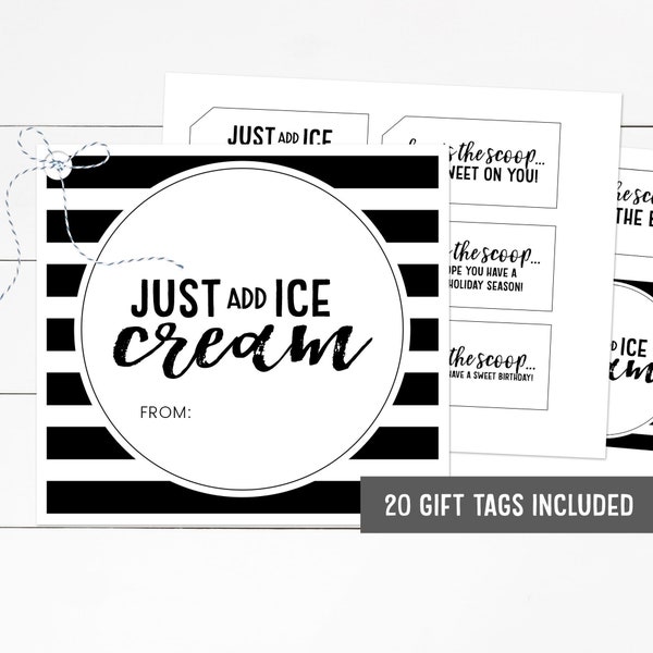 Ice Cream Printable Etsy