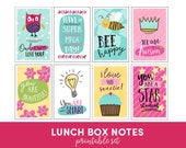 Lunch Box Notes, School Lunch Notes, Kids Jokes, Affirmation Cards for Kids, Lunch Box Printables