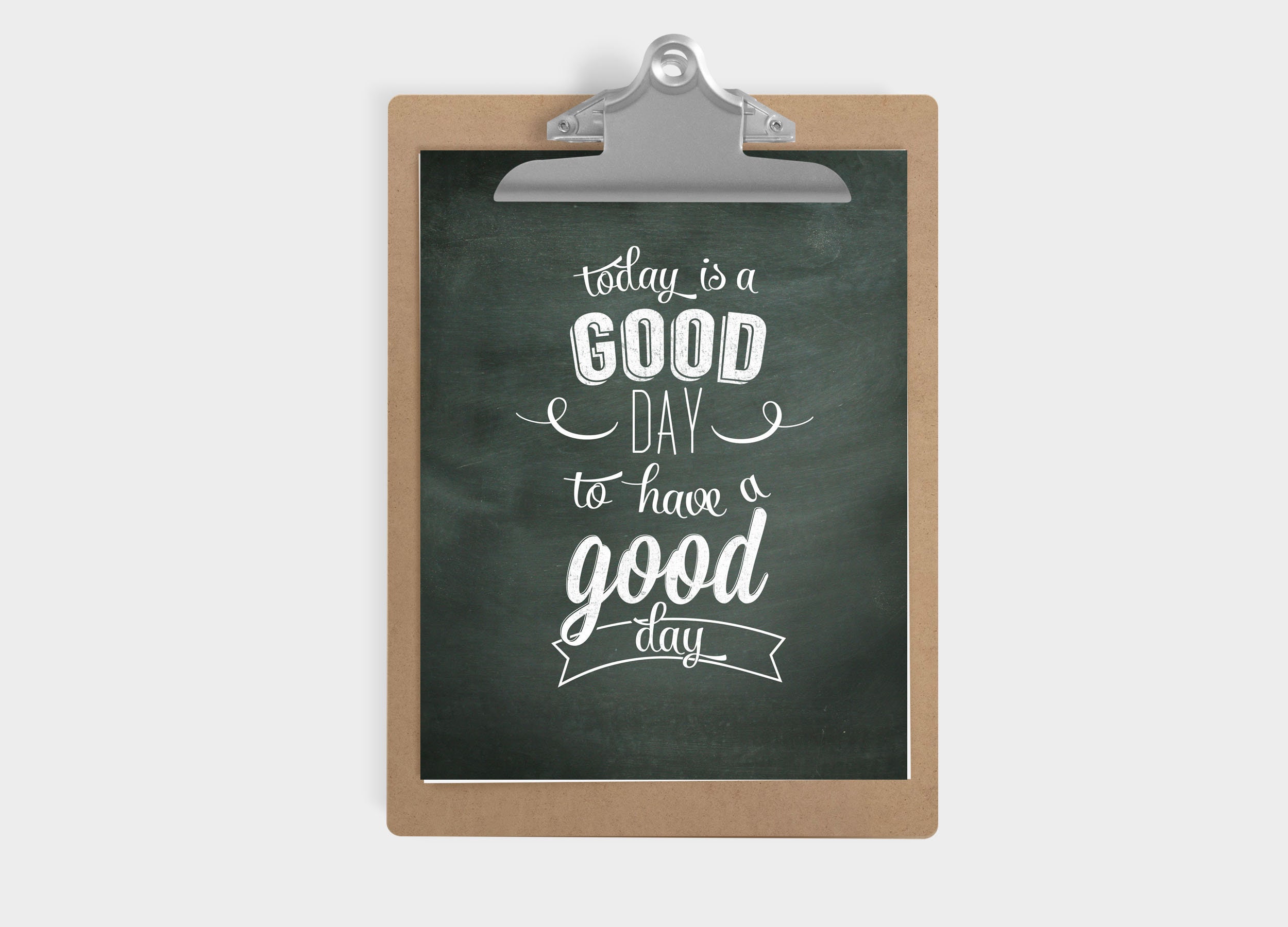 Today is A Good Day Wall Art Chalkboard Print Office Etsy UK