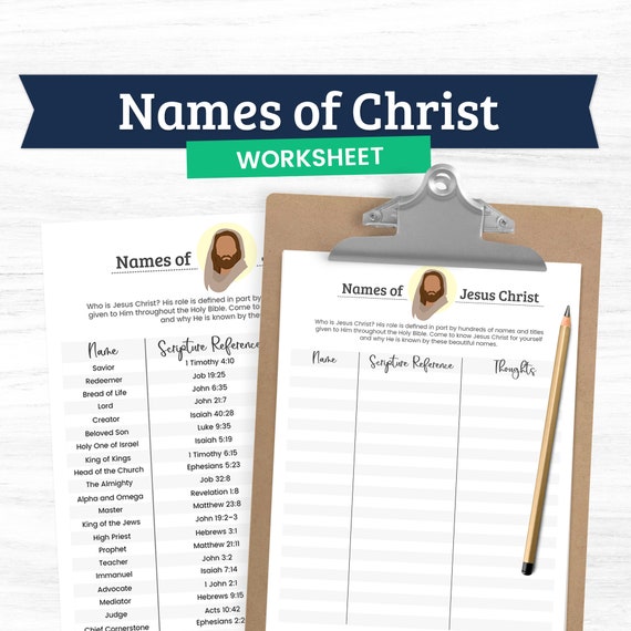 names of jesus with references