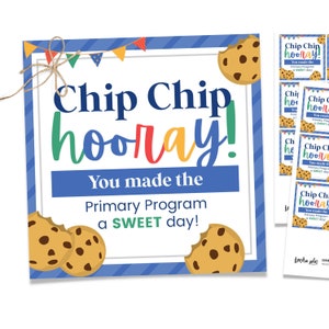 Primary Program Thank You Tags: Cookie Gift (Digital Download)