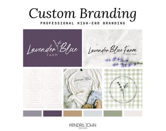 Custom Branding for Women Business Owners: Logo Suite, Color Palette, Icon and Patterns