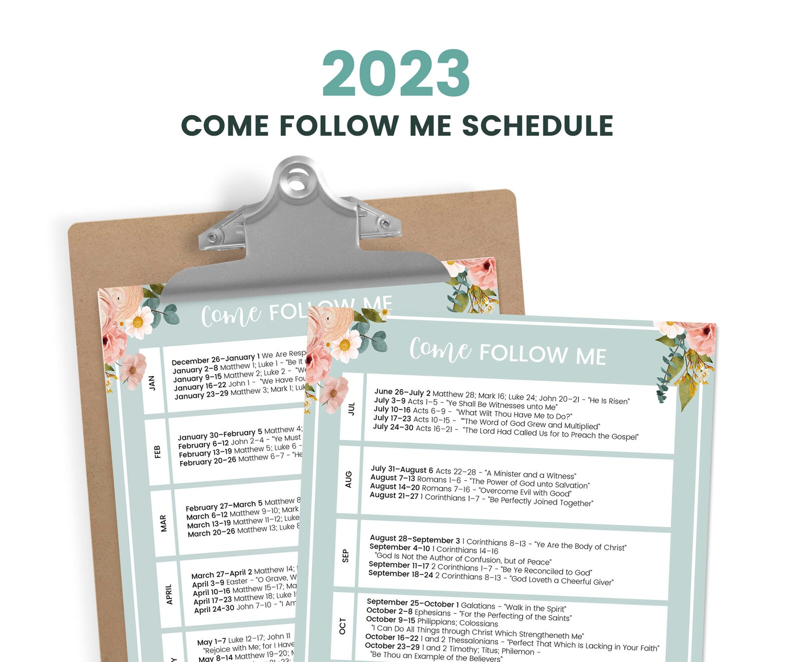 Come Follow Me 2023 Reading Schedule Innovateit fr Come Follow Me 2023 Reading Schedule Innovateit fr