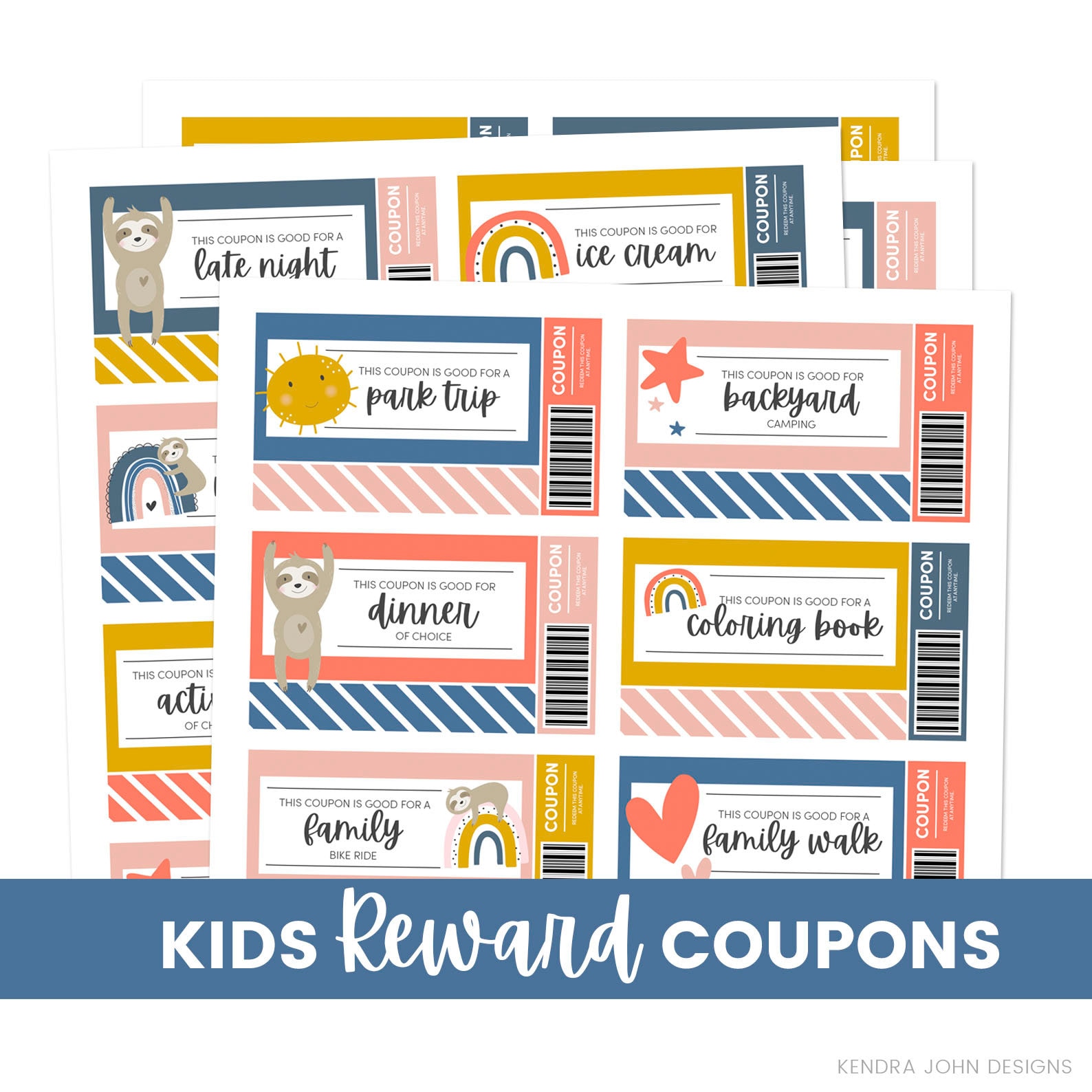 Reward Coupon Kid Coupon Digital Coupon for Kid Kid Coupon Etsy UK