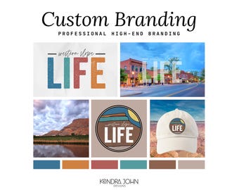 Custom Branding Design: Logo Suite, Color Palette, Icon and Patterns