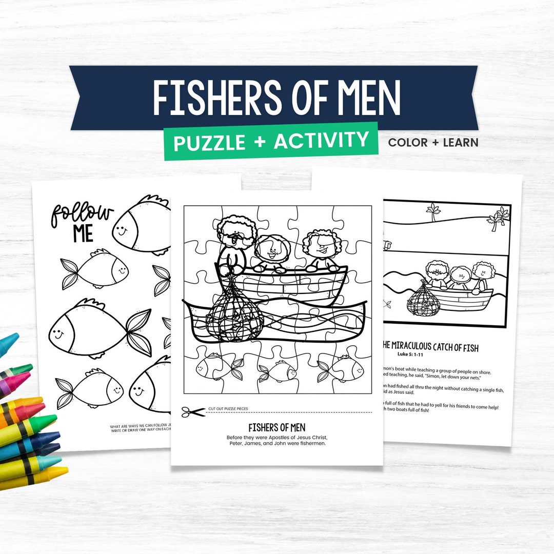 Fishers Of Men Tackle Box Bible Craft at Christian Games and Crafts