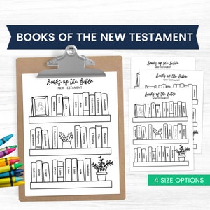 Books of the New Testament, Bible Coloring Pages for Kids, Come Follow ...