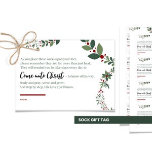 Socke Geschenkanhänger, Weihnachtsgeschenk für die Frauen, Frau im Dezember, Frauenhilfe, Frauenarbeit, Frauenarbeit
