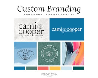 Custom Branding for Women Business Owners: Logo Suite, Color Palette, Icon and Patterns