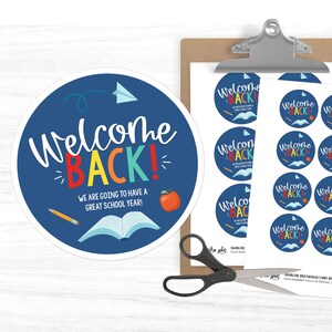 Terug naar school cadeau tag, eerste dag van school tag, welkom terug op school tag, cadeau tag voor student, afdrukbare terug naar school tag, klasse cadeau