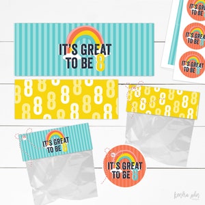 Great to Be 8 Invitation, Baptism Preview Invitation, Primary Baptism ...