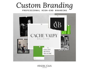 Luxury Custom Branding for Women Business Owners: Logo Suite, Color Palette, Icon and Patterns
