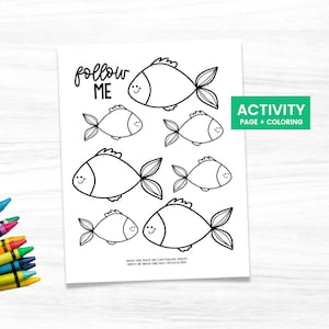 Fishers of Men, Jesus Stories, Sunday School Printables, Bible Game for ...