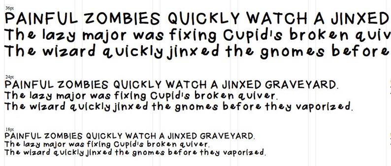 Chunky Monkey Font A Thick Handwritten Font Personal and | Etsy