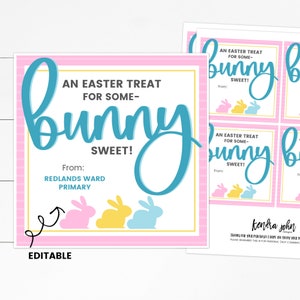 Etiqueta de regalo de Pascua, alguna etiqueta dulce de conejito, etiqueta de regalo de Pascua, dulces de Pascua, etiquetas imprimibles de Pascua, bolsa de regalo de Pascua, regalo de Pascua YW,