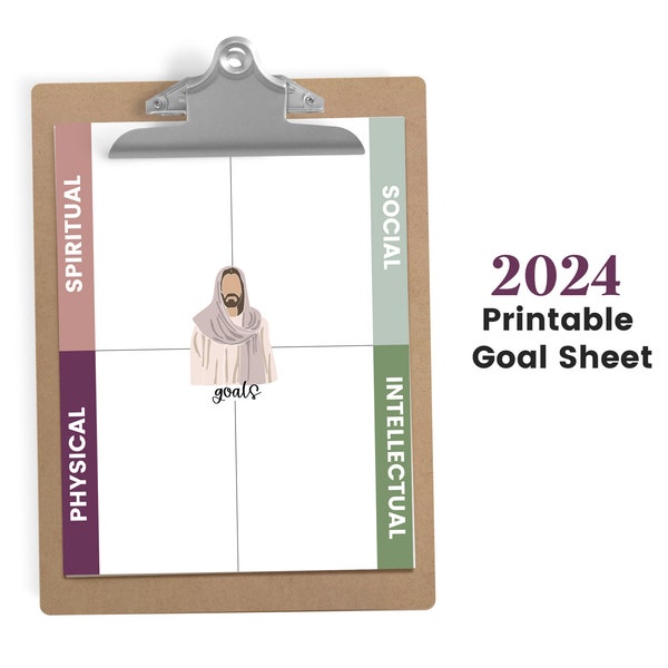 Lds 2024 Youth Goals Etsy