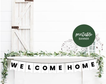 Welcome Home Banner, Missionary Banner, Missionary Homecoming, Homecoming Party, Welcome Home Party, Printable Banner, LDS Missionary