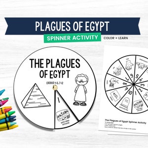 Ten Plagues Craft, Bible Game for Kids, Kid Bible Study, Children Church Activity, Bible Coloring Pages, Kids Bible Craft, Moses Craft,