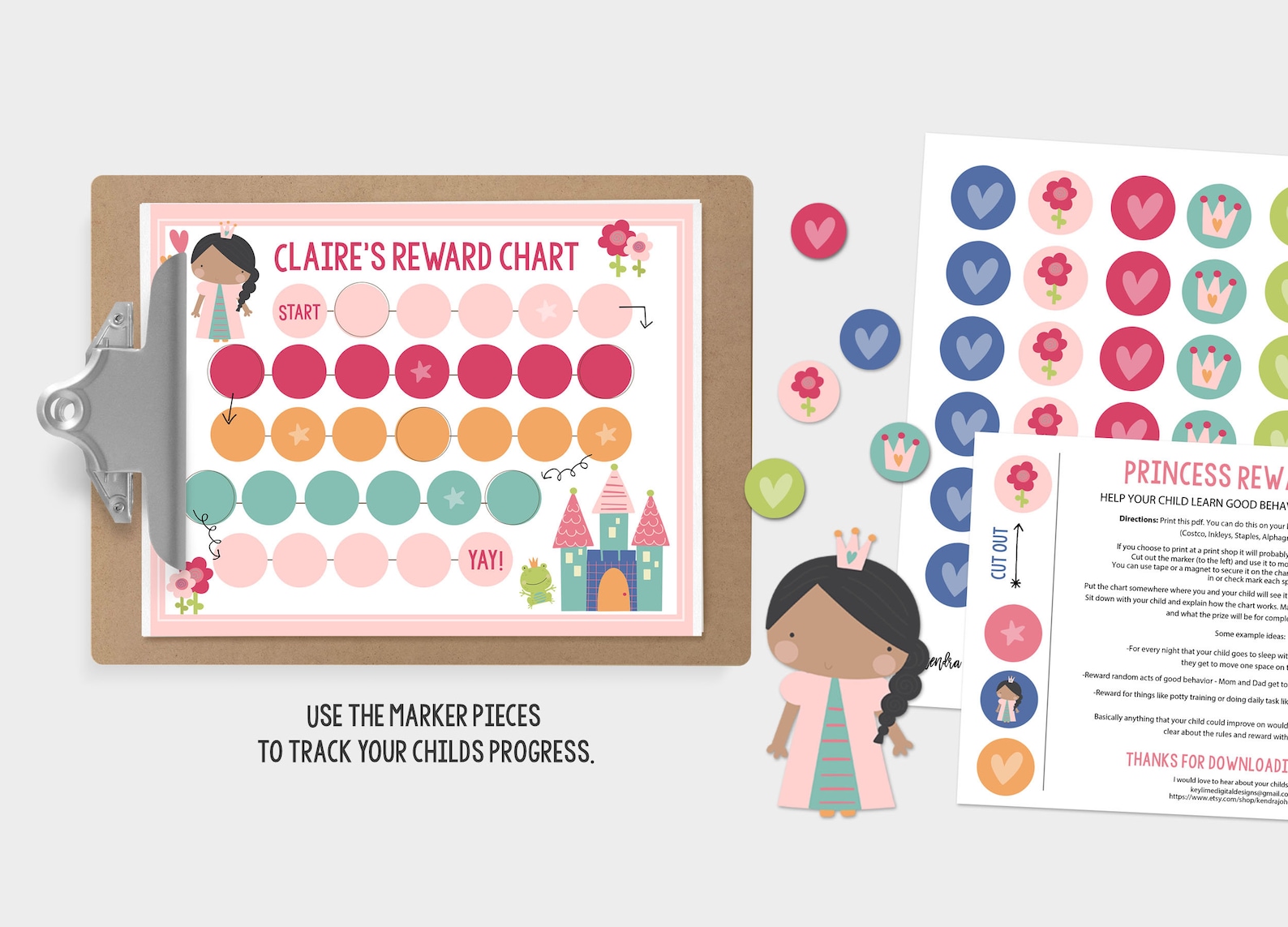 Reward Chart Printable, Kids Chore Chart, Behavior Chart, Potty ...