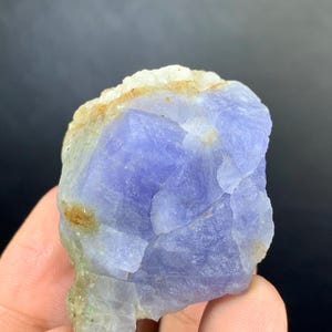 Natural Rare Fluorescent Purple Hackmanite Crystal from Afghanistan. 53 gram