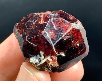Red Spessartine Garnet Crystal from Skardu Mine. 26 Grams
