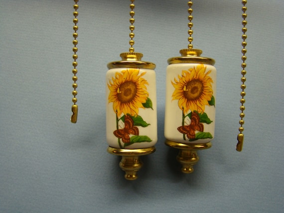 Sunflower Fan Light Ceiling Fan Pull Chains