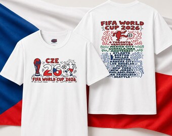 Tschechisches CZE 26 Fussball WM 2026 T-Shirt | T-Shirt