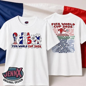 France 26 FRA FIFA World Cup 2026 T-Shirt | World Cup Soccer Tee image 1