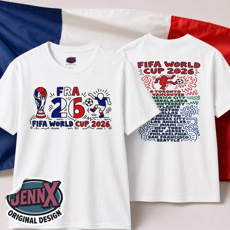 France 26 FRA FIFA World Cup 2026 T-Shirt | World Cup Soccer Tee image 1
