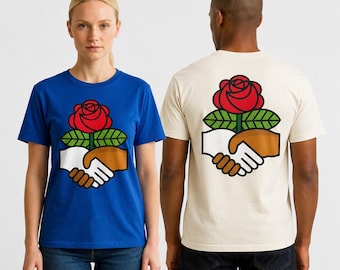 DSA two-sided print T-Shirt | Democratic Socialists of America Tee