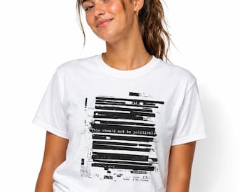 Epstein-redigerade filer T-shirt | FBI politisk konst protest T-shirt