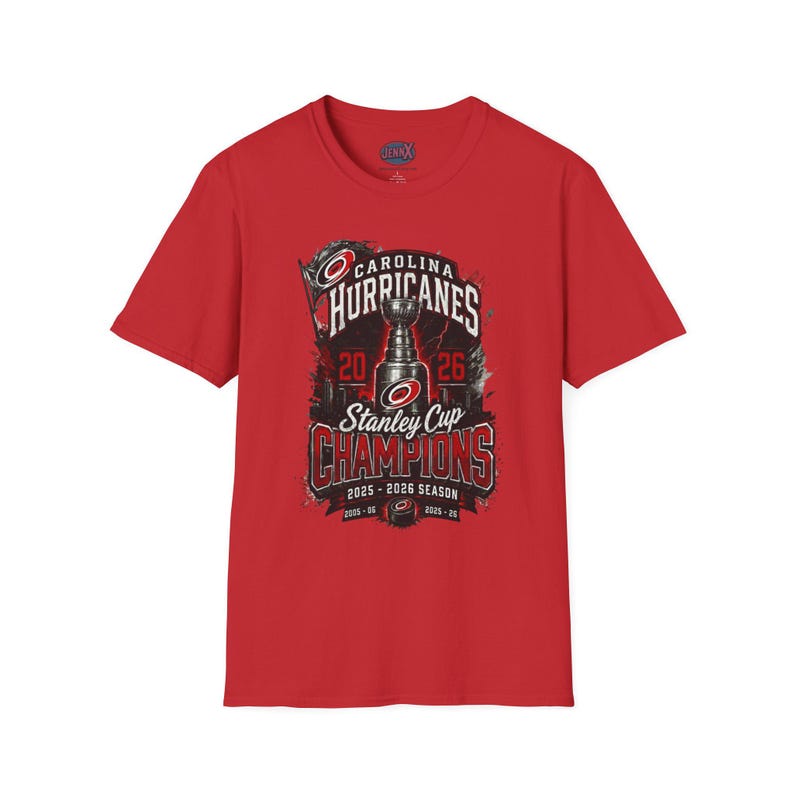 Carolina Hurricanes 2026 Stanley Cup Champions T-Shirt | Hockey Fan Tee Red