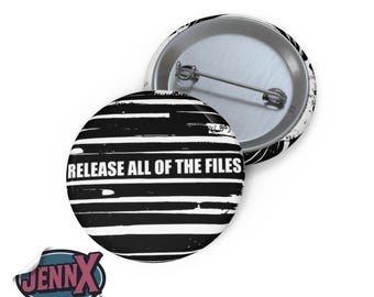 Release All of the Files Pin I Epstein Redacted FBI