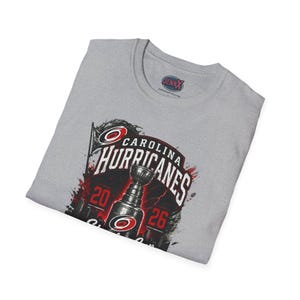 Carolina Hurricanes 2026 Stanley Cup Champions T-Shirt | Hockey Fan Tee image 14