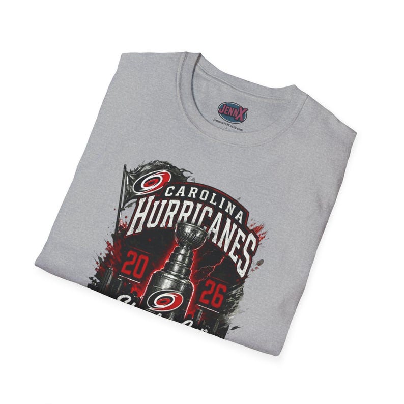Carolina Hurricanes 2026 Stanley Cup Champions T-Shirt | Hockey Fan Tee image 14